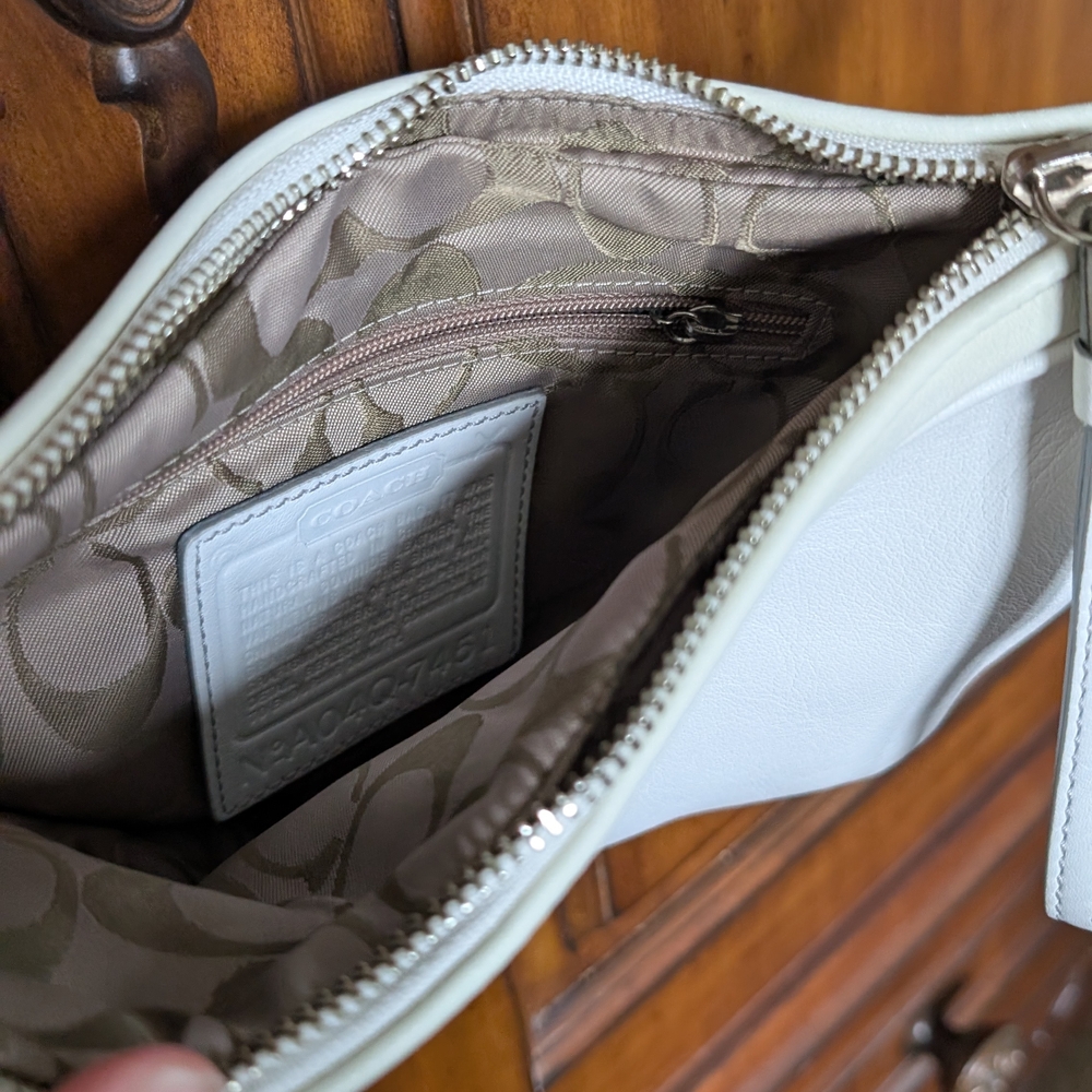 Coach Small Leather Shoulder Bag - Picture 8 of 17